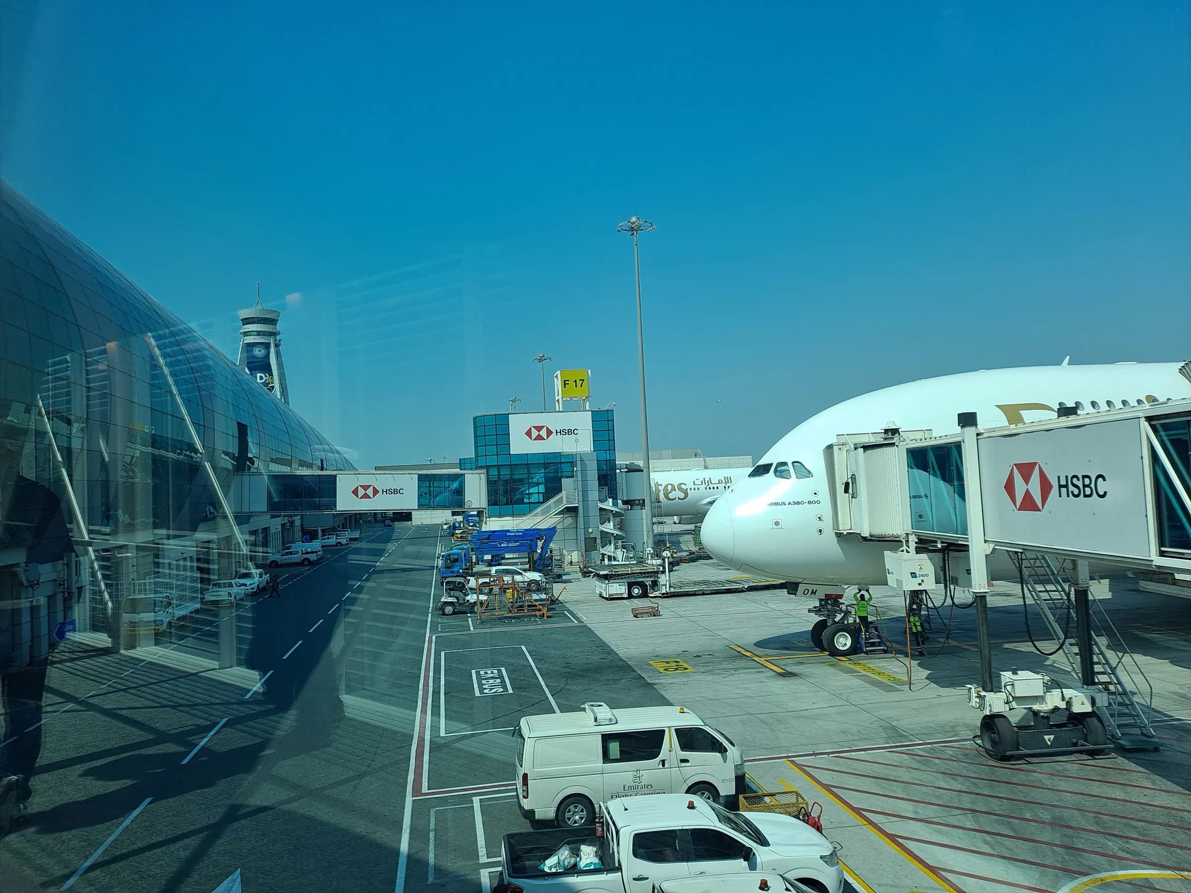 Aircraft at the gates of Dubai International Airport Terminal 3