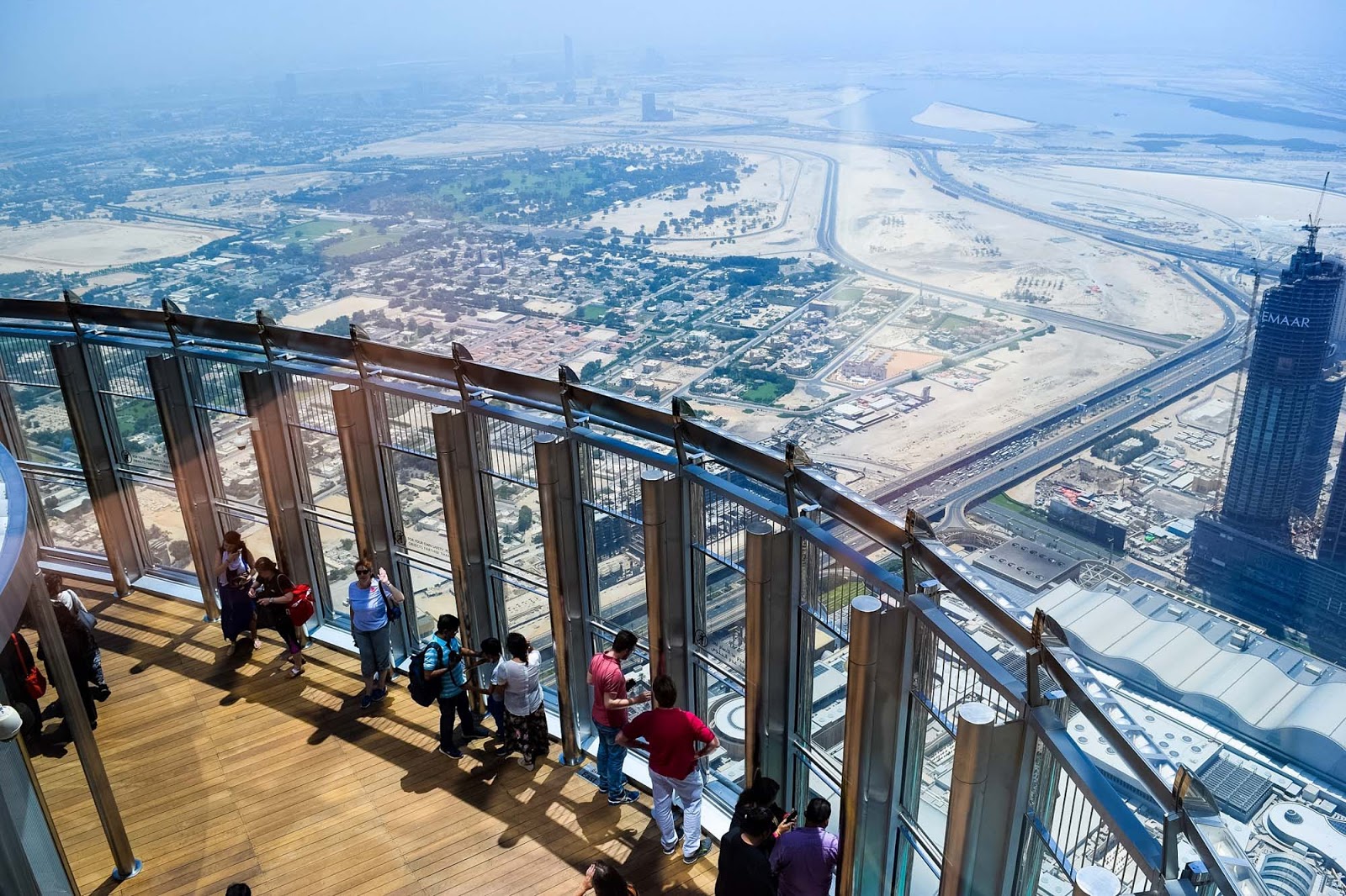 burj khalifa attop