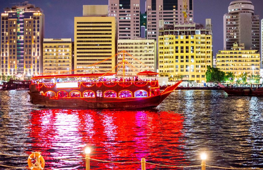 dhow cruise dubai creek offers