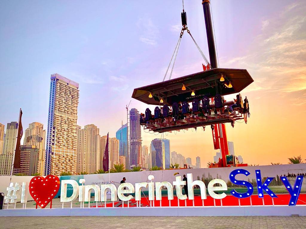 dinner in the sky dubai