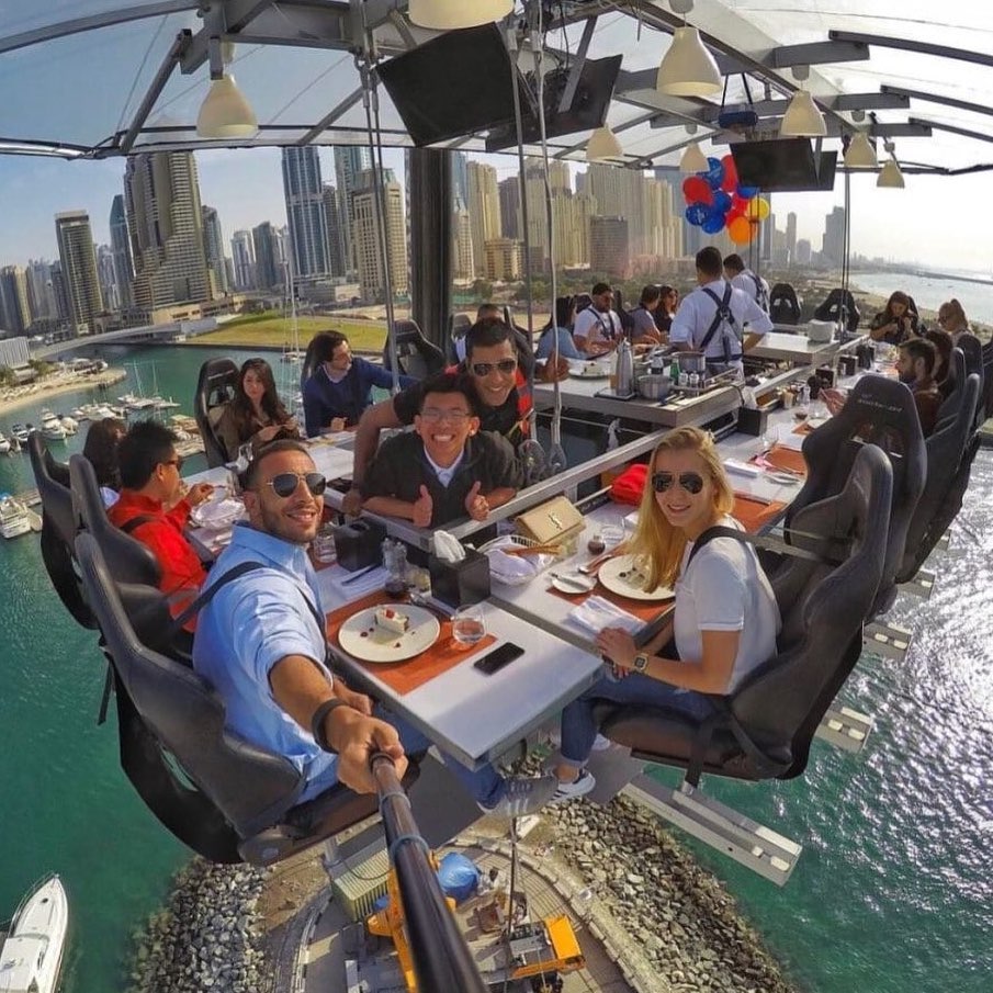 dinner in the sky dubai offers